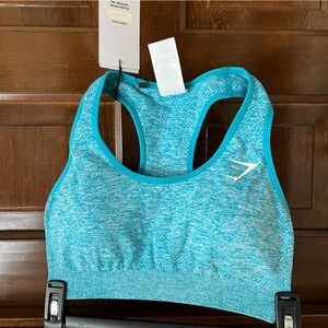 Gymshark Vital Seamless Sports Bra - Blue Marl